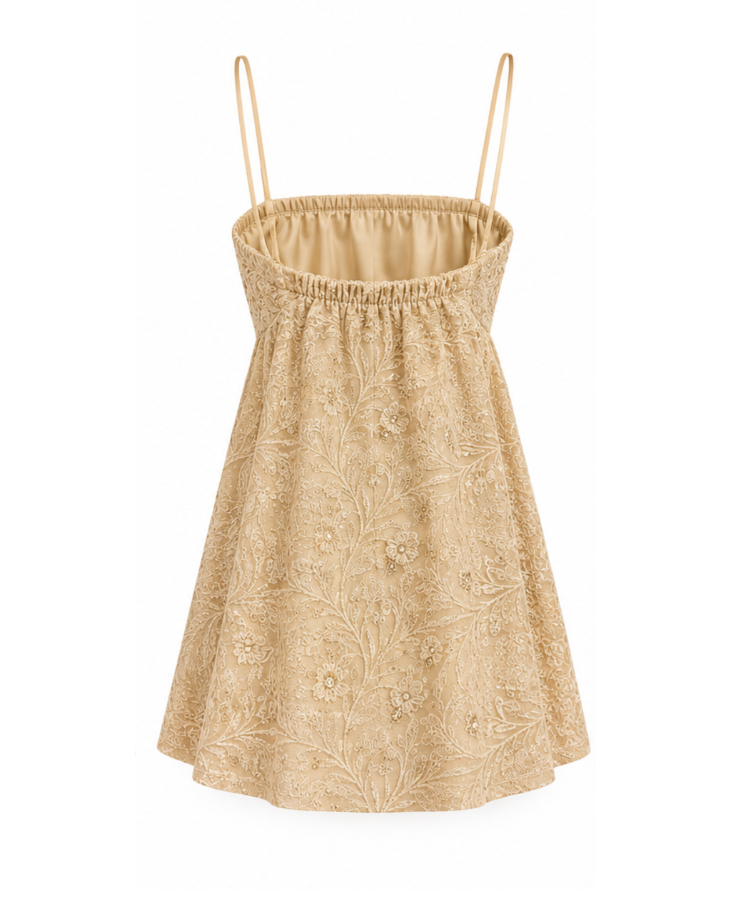 Embroidered Mini Dress