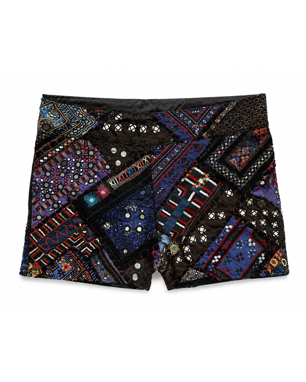 Balochi Mirror Work Shorts