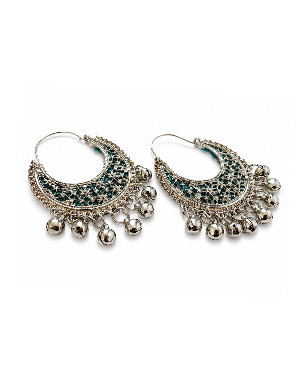 Crescent Jhumka Earrings