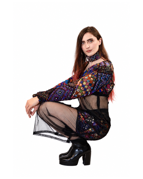 Balochi Mirror Work Dress