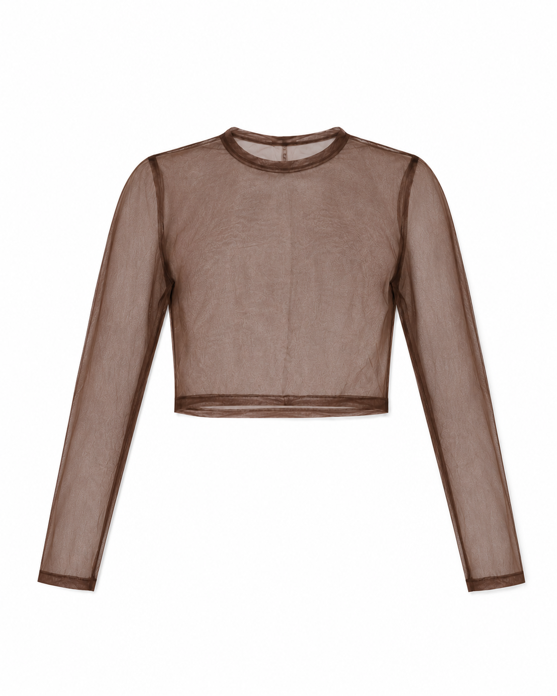 Brown Net Top