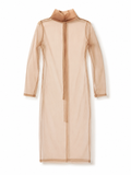 Robe moulante transparente